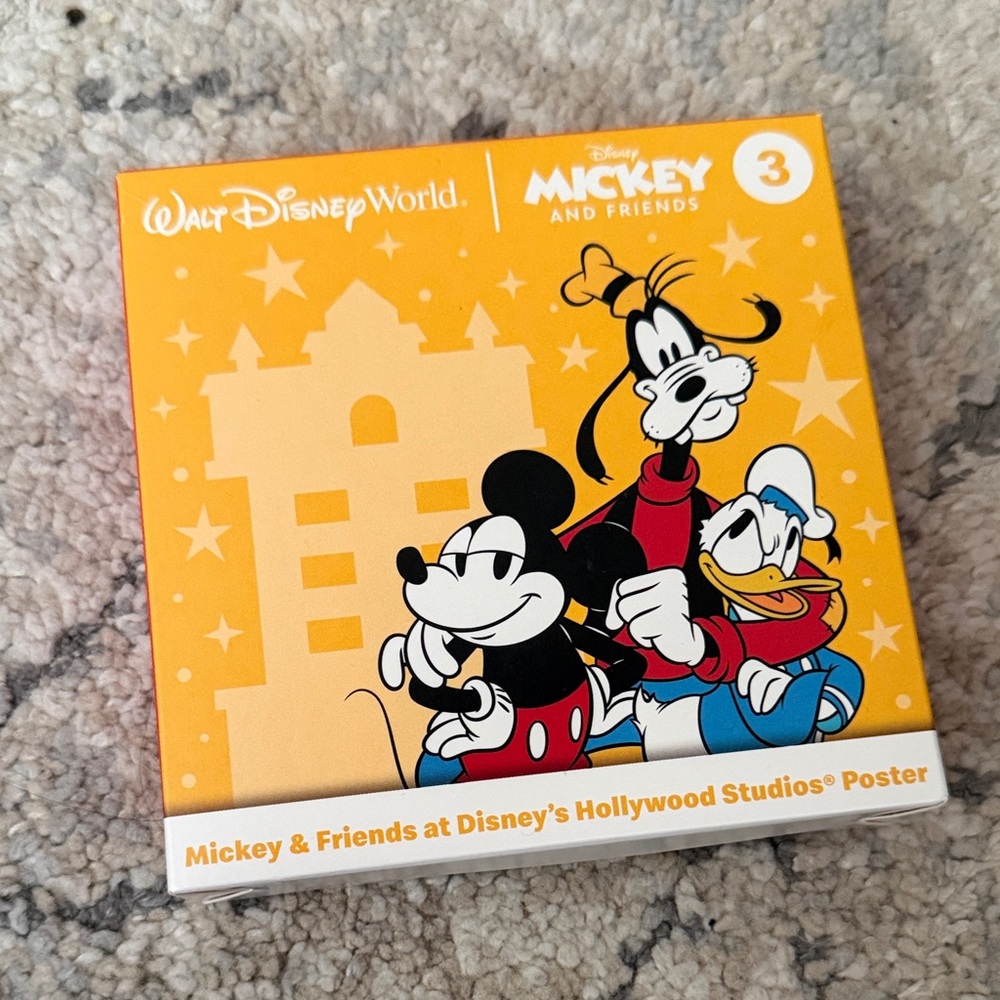 FREE WITH PURCHASE Disney Mickey & Friends Orange Poster